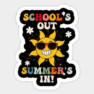School's Out, Summer's In - The Last Day of School Sticker